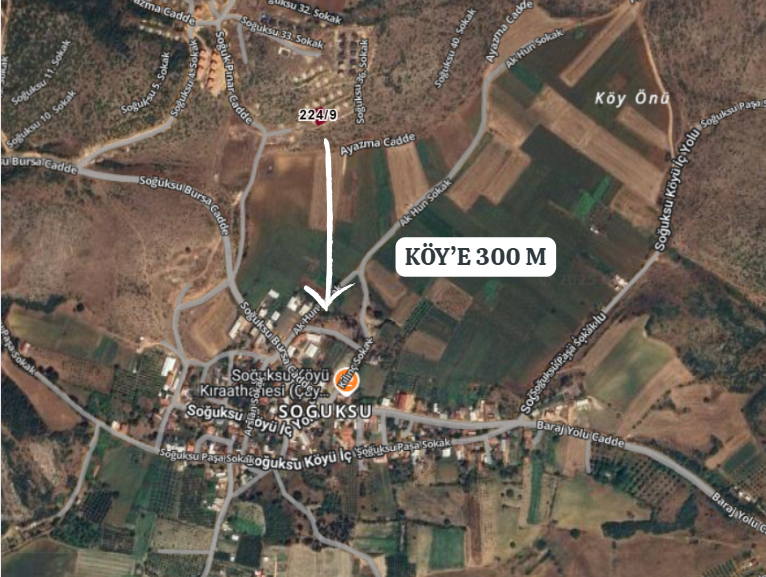 BURSA KESTEL SOĞIKSU KÖYÜ'NDE 300 M²  ARSA SATILIKTIR - BURSA KESTEL fotoğraf 5